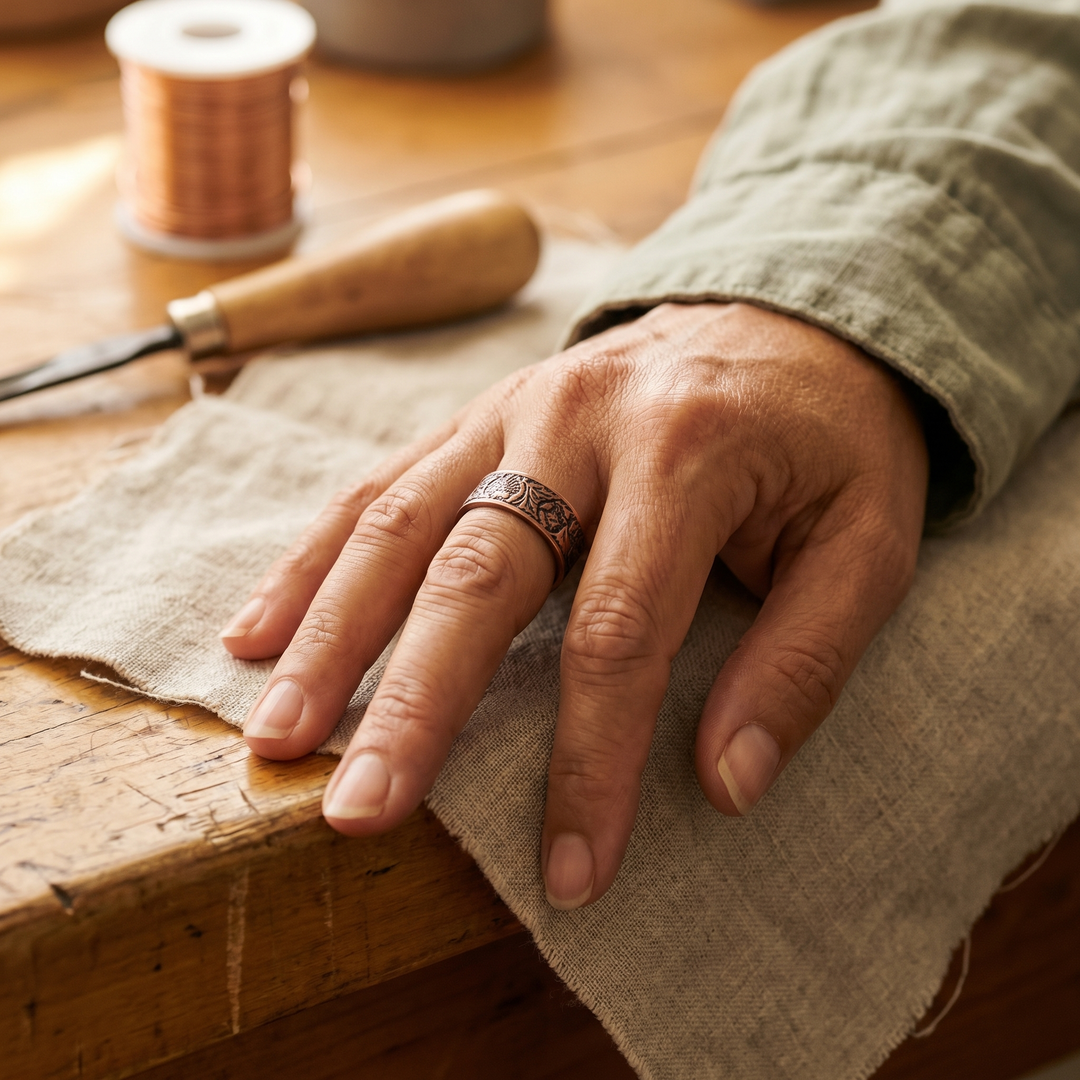 Ellington's Bole Copper Ring