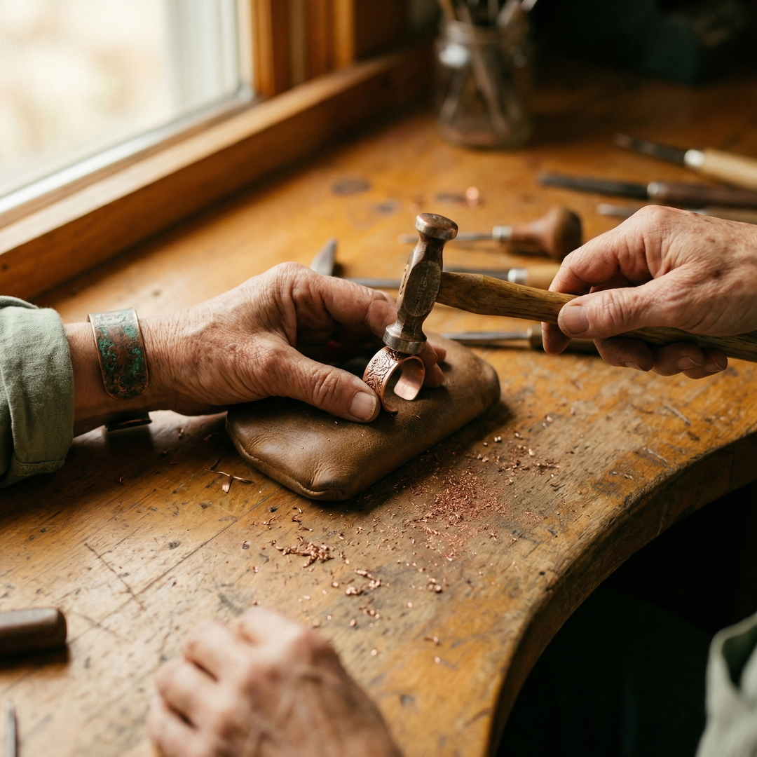 Ellington's Bole Copper Ring
