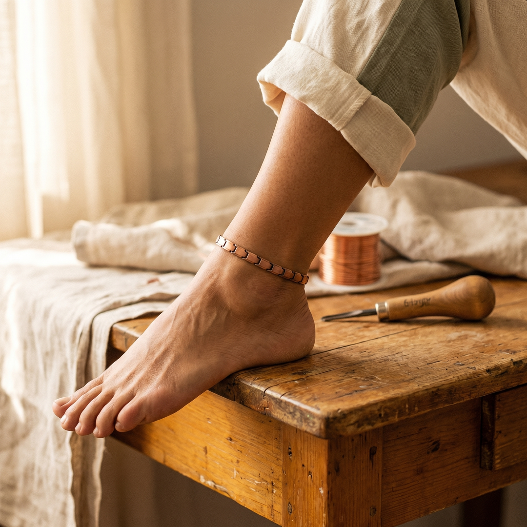 Ellington's Shore Copper Anklet