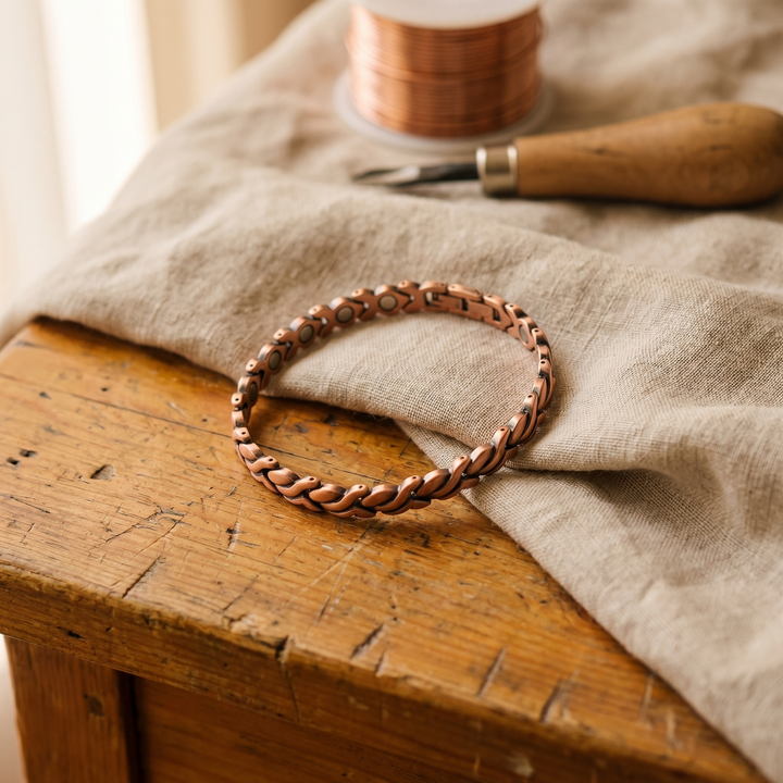 Ellington's Dune Copper Anklet