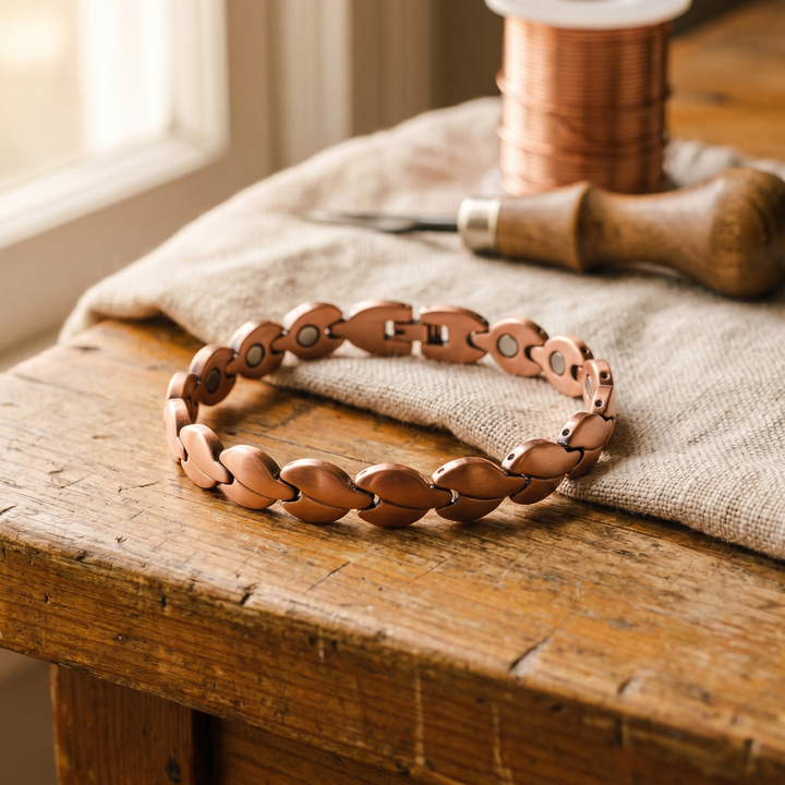 Ellington's Marsh Copper Anklet