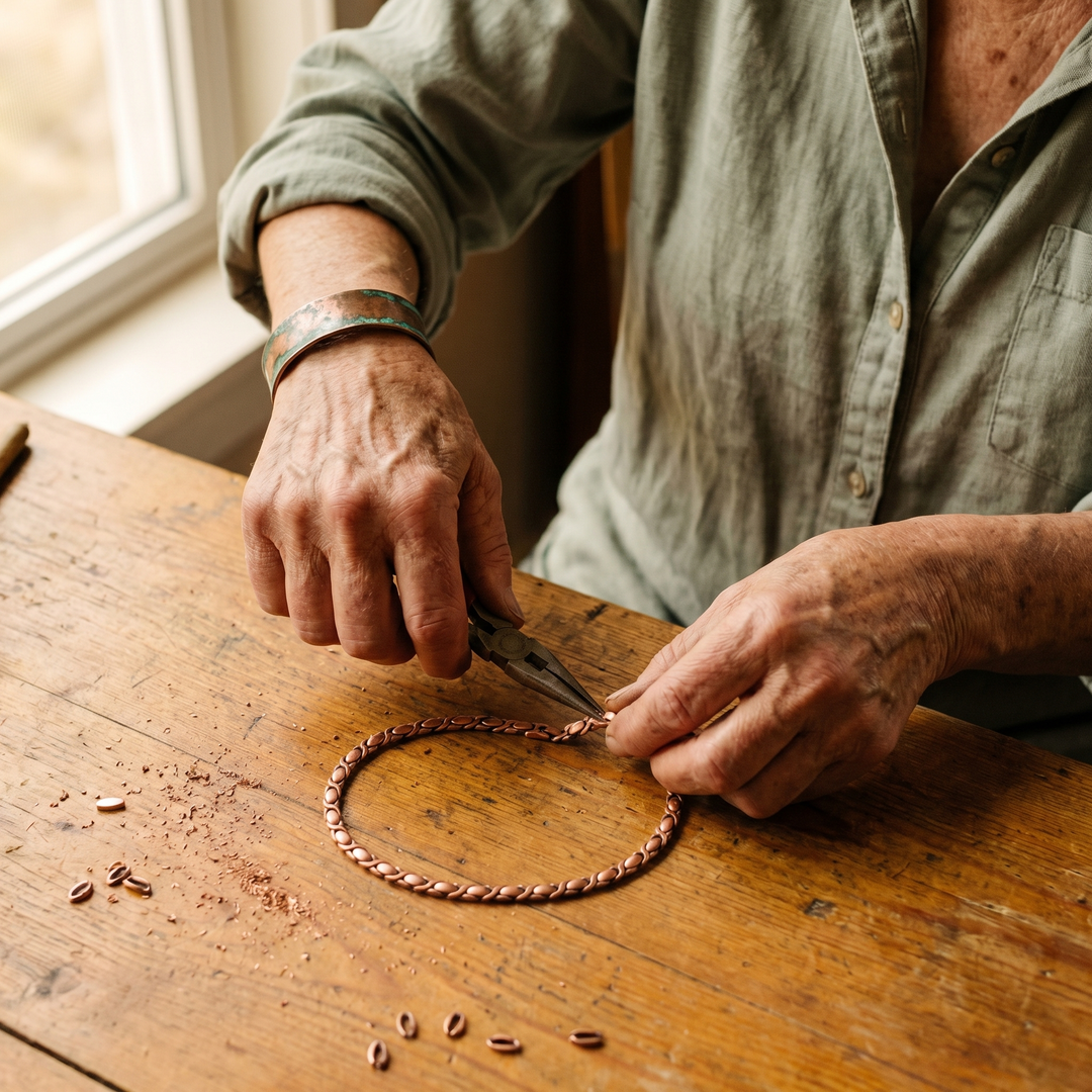 Ellington's Cedar Copper Necklace