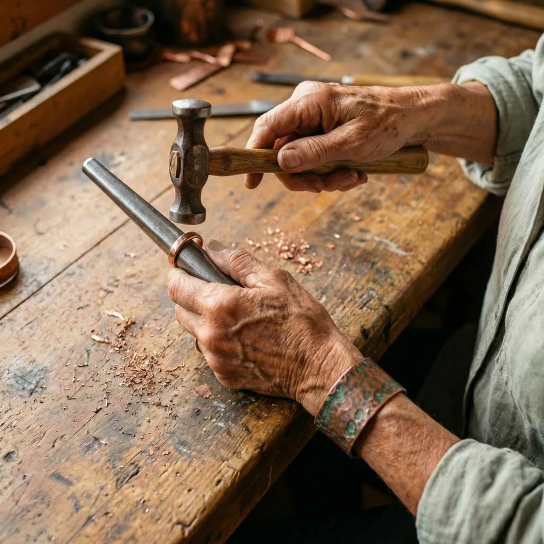 Ellington's Tine Copper Ring