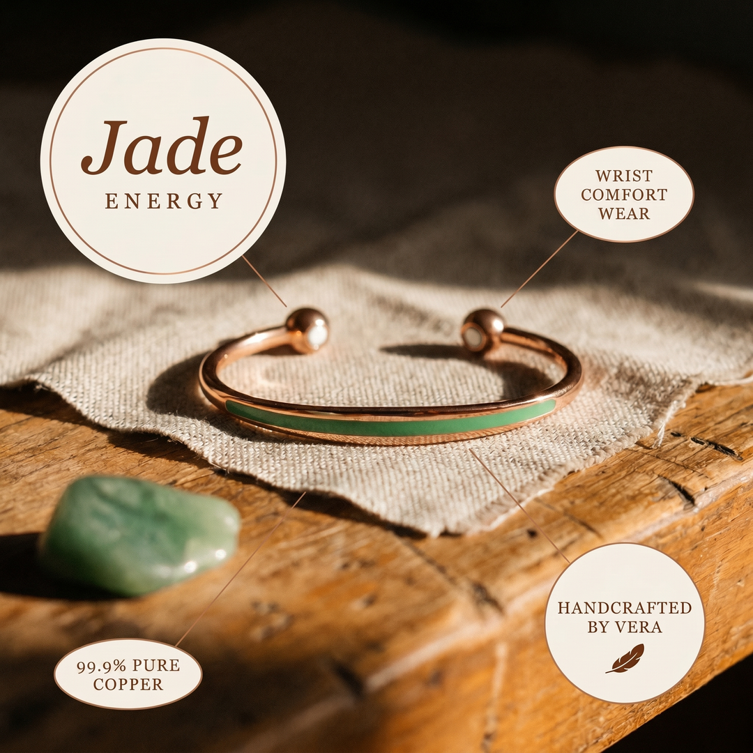 Ellington's Jade Copper Bracelet