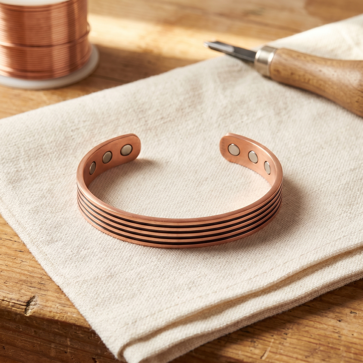 Ellington's Sage Copper Bracelet