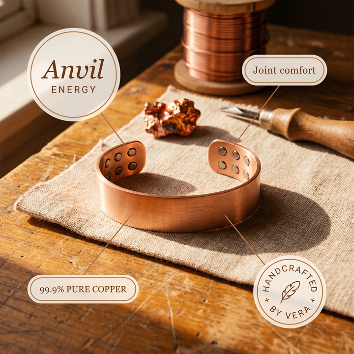 Ellington's Anvil Copper Bracelet