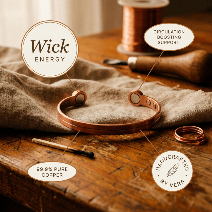 Ellington's Wick Copper Bracelet