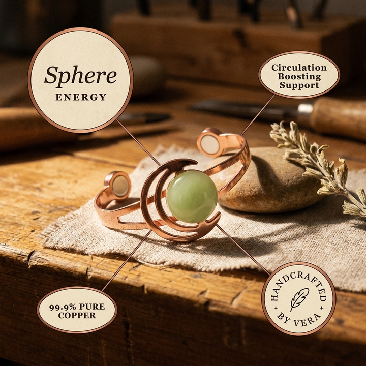 Ellington's Sphere Green Copper Bracelet