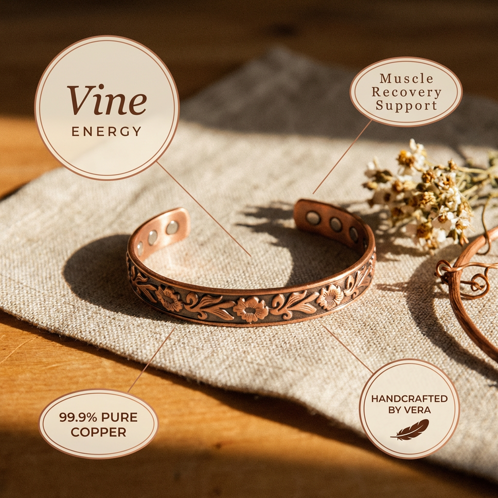 Ellington's Vine Copper Bracelet