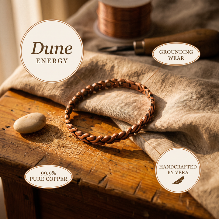Ellington's Dune Copper Anklet