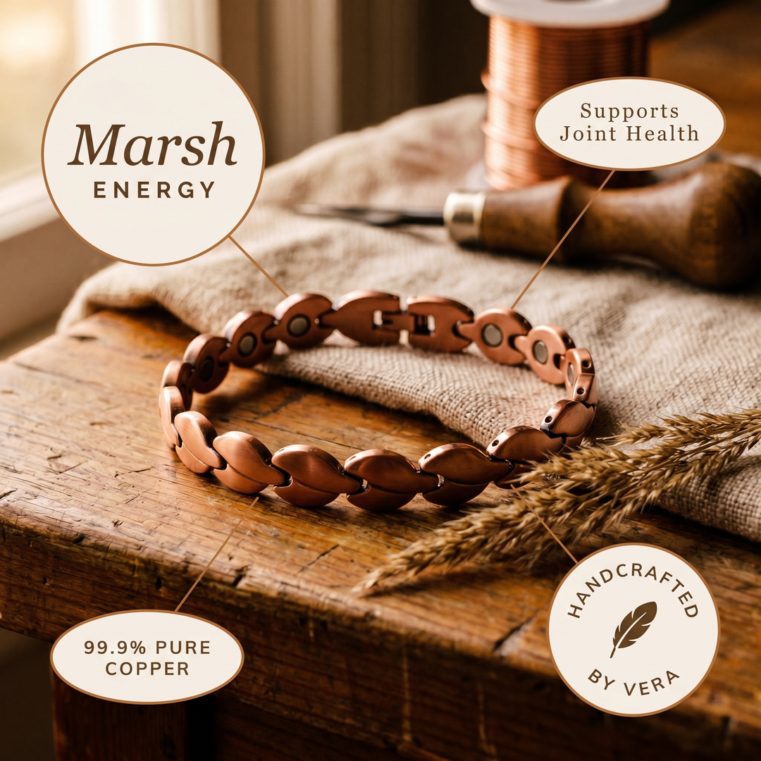 Ellington's Marsh Copper Anklet