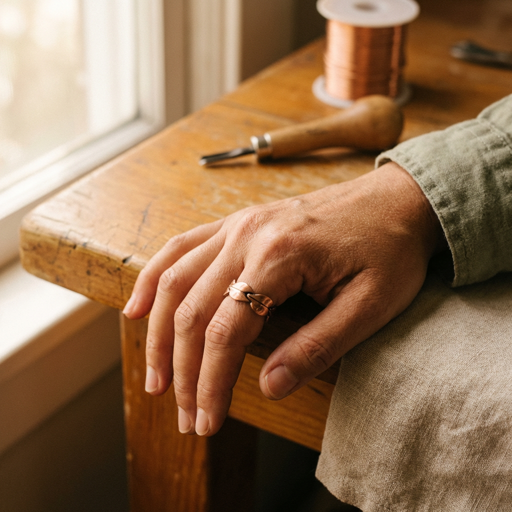 Ellington's Bind Copper Ring