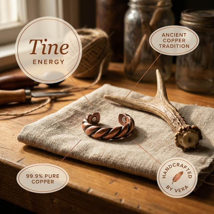 Ellington's Tine Copper Ring