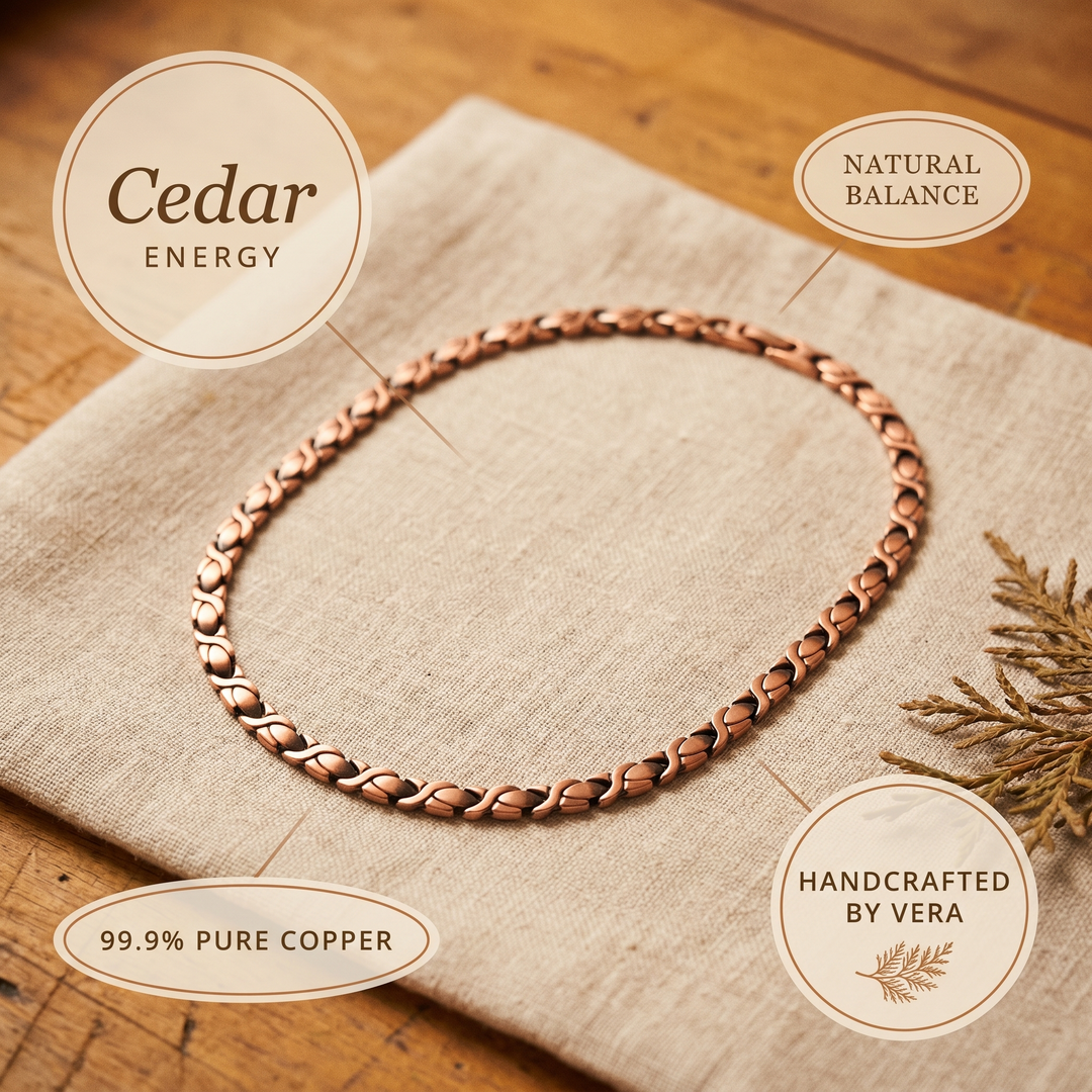 Ellington's Cedar Copper Necklace
