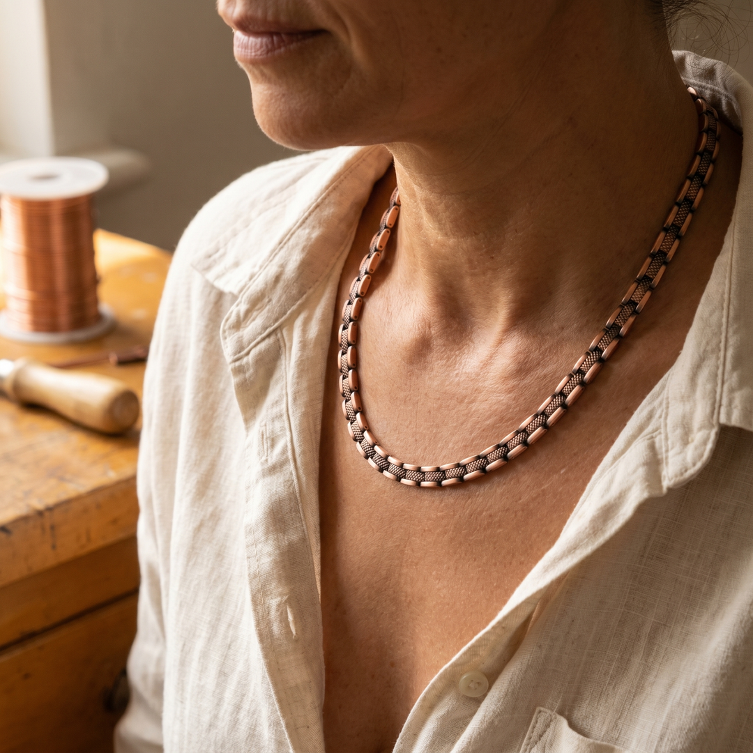 Ellington's Haze Copper Necklace