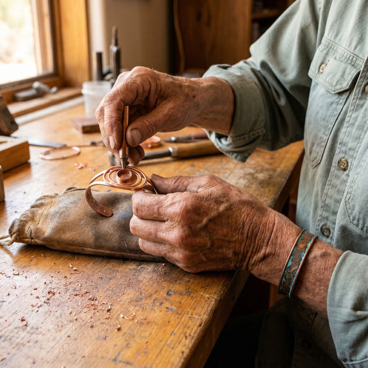 Ellington's Sedge Copper Bracelet