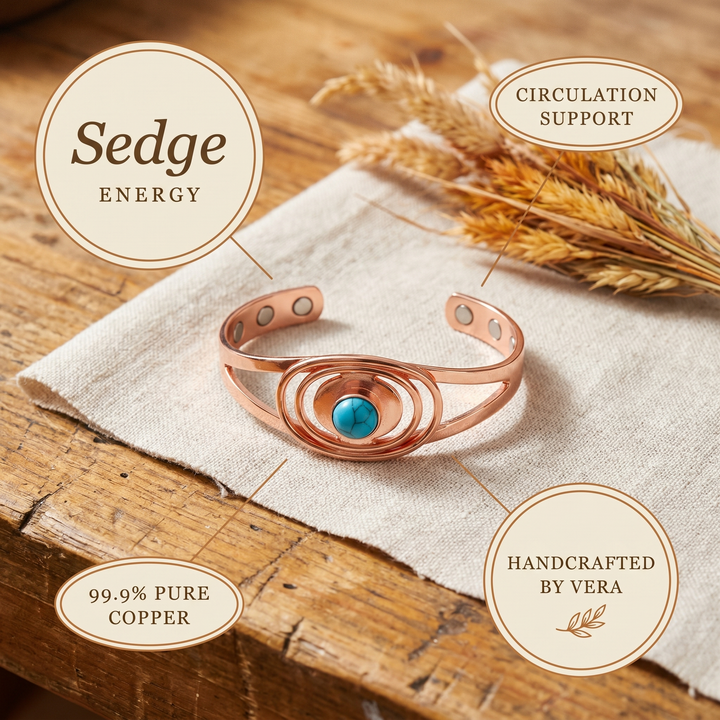 Ellington's Sedge Copper Bracelet
