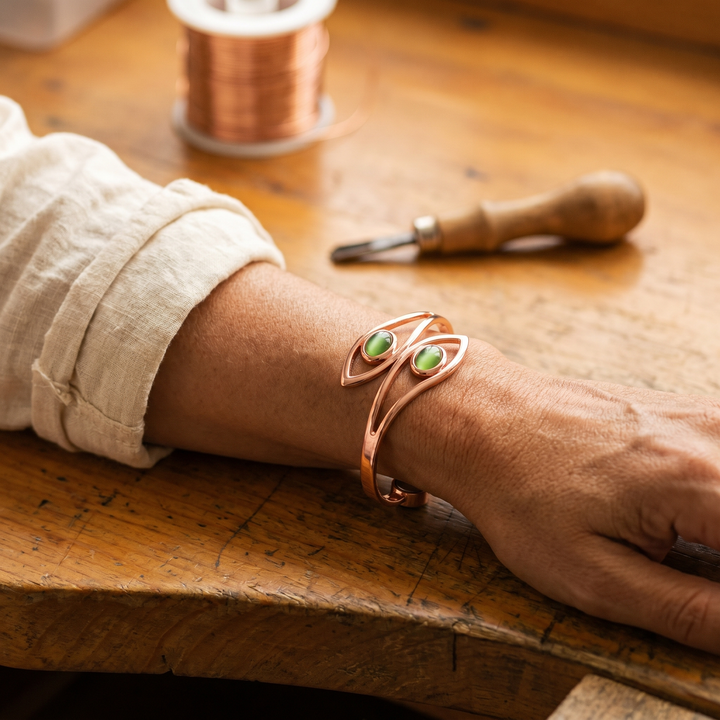 Ellington's Opal Copper Bracelet