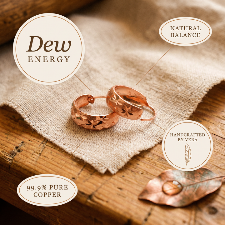 Ellington's Dew Copper Earrings