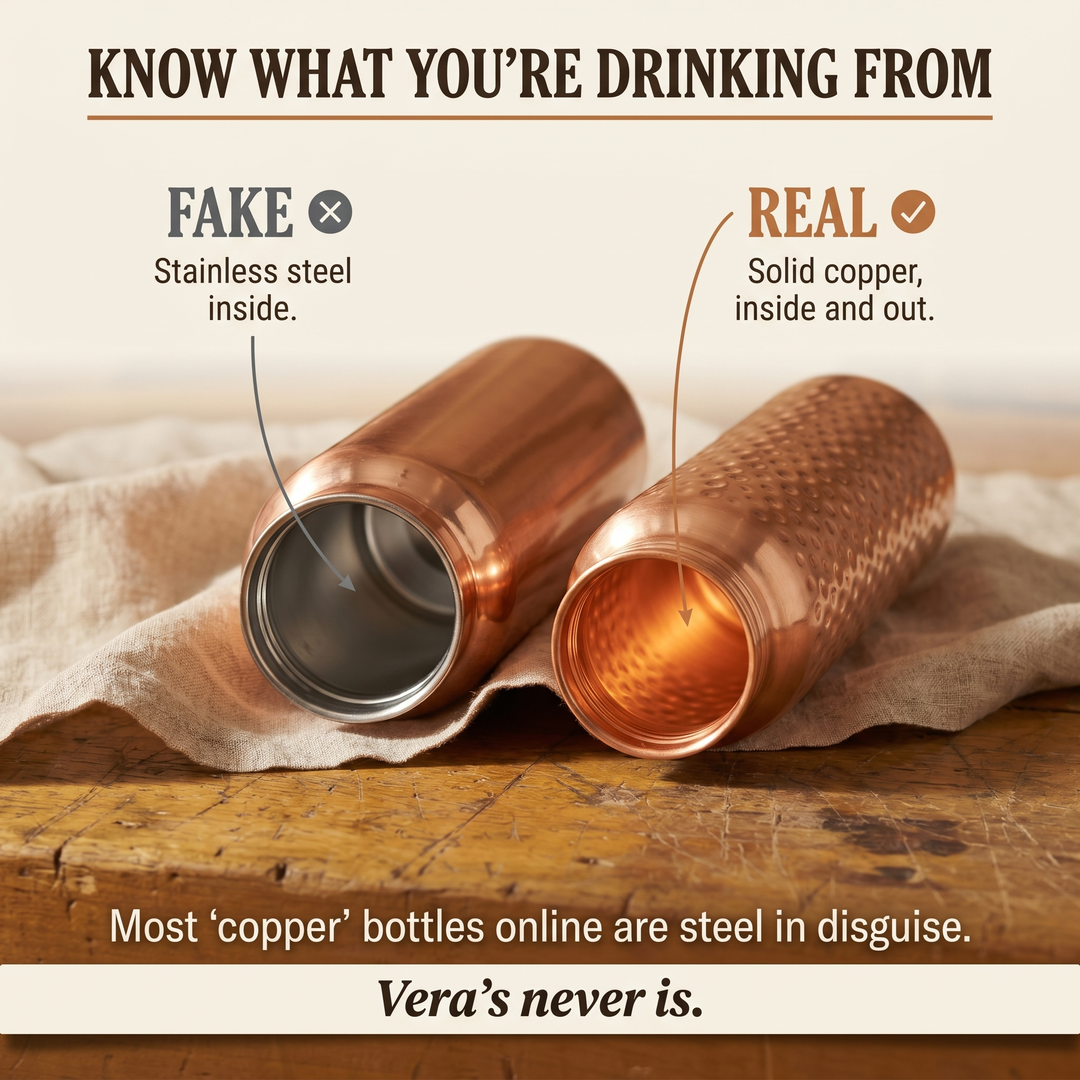 Ellington's Pure Copper Water Bottle
