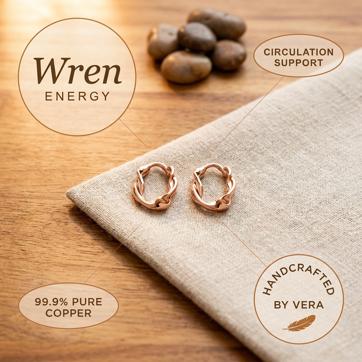 Ellington's Wren Copper Hoop Earrings