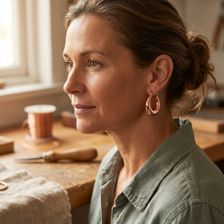 Ellington's Marl Copper Earrings