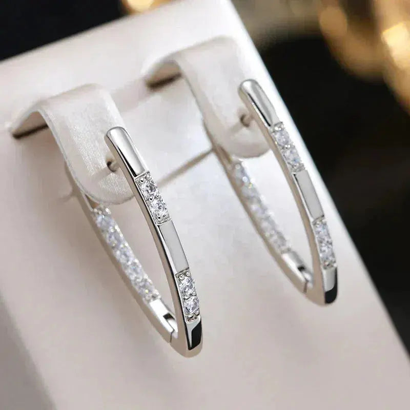 Chic Zircon Stone Earrings